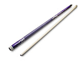 Champion Gator Purple TR6 Pool Cue Stick with Low Deflection Shaft, Cuetec Glove