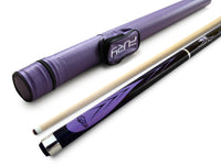 Champion Purple Spider Billiards Pool Cue Stick (12mm), Purple Case, Cuetec or Champion Glove