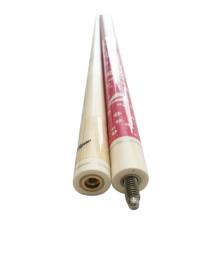 Champion Pink Pool Cue Stick with Low DeflectionShaft,Adjusted weight,Pool Glove
