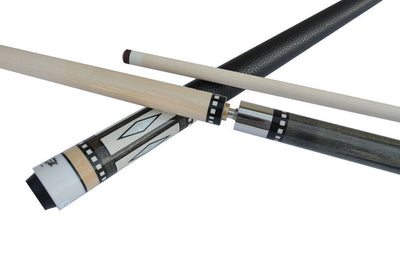 Champion Lost pieces Series Putere Pool Cue Stick, Black or White Hard Case ,Pro Taper Shaft,Uniloc Joint, Model: LPC3-U,58 inches or 60 inches long