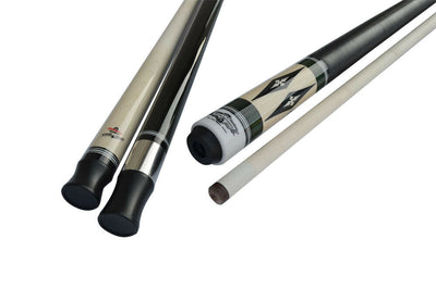 Champion Lost pieces Series Noroc Pool Cue Stick, White or Black Hard Case,Pro Taper Shaft, Uniloc Joint, Model: LPC504-U