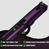 Champion 2X2,2X3,3X4 Nylon Billiard Pool Cue Stick Purple Hard Case 3S2B,2S2B,4S3B