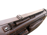 Instroke Cases Brown Cue bag Leatherette 4x8 Pool Cue Case Hold 4 Butts 8 Shafts