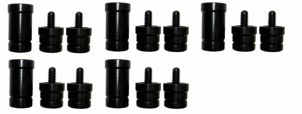 5 Sets of Pool Cue Billiard Stick Joint Protectors 5/16x18 -Joint Caps - 3 Pieces( 5 sets)