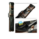 New Leatherette 2x4 Pool Cue Case with Stand(2 Butts 4 Shafts)- 2B4S(Four different color)