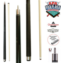 Champion HK Dragon Pool Cue Stick,Low Deflection Shaft, A black or white case