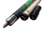 Champion Green Dragon Pool Cue Stick, Billiard Glove - Predator 314 Taper ,Tip size: 12mm,12.5mm, 13 mm