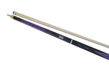 Champion Purple Spider Billiards Pool Cue Stick (12mm), Black Case, Cuetec or Champion Glove