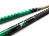 Champion Sport Dark Green Spider Billiards Pool Cue Stick (13mm), Cuetec Glove