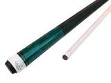 Champion ST Teal Pool Cue Stick, Cuetec Glove,Two Black layer tips