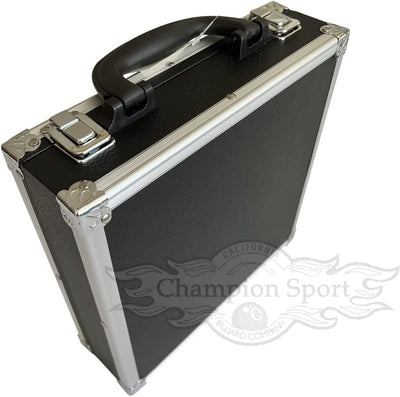 Champion Pool Balls Carrying Case, Nylon or Aluminum Travel Holder for One Set of Billiard Balls