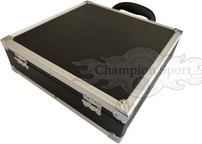 Champion Pool Balls Carrying Case, Nylon or Aluminum Travel Holder for One Set of Billiard Balls