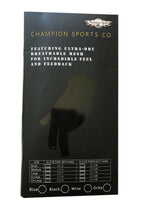 Champion Cut 3 finger Pool Cue Stick Glove- Left hand ( red black)
