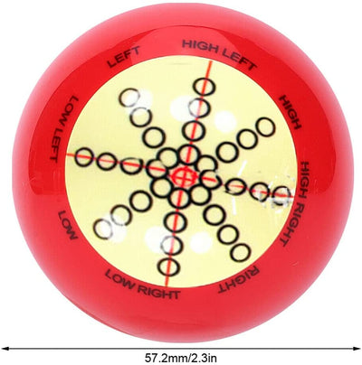 New Champion Training Cue Ball for Pool Table Size 2-1/4" 57mm and aim Trainer, Retail: $44.52