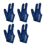 5 Champion Sport Dark Blue Right Handed Billiards Glove For Pool Cue Stick