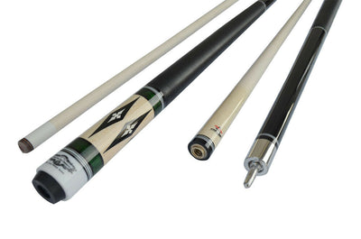 Champion Lost pieces Series Noroc Pool Cue Stick, White or Black Hard Case,Pro Taper Shaft, Uniloc Joint, Model: LPC504-U