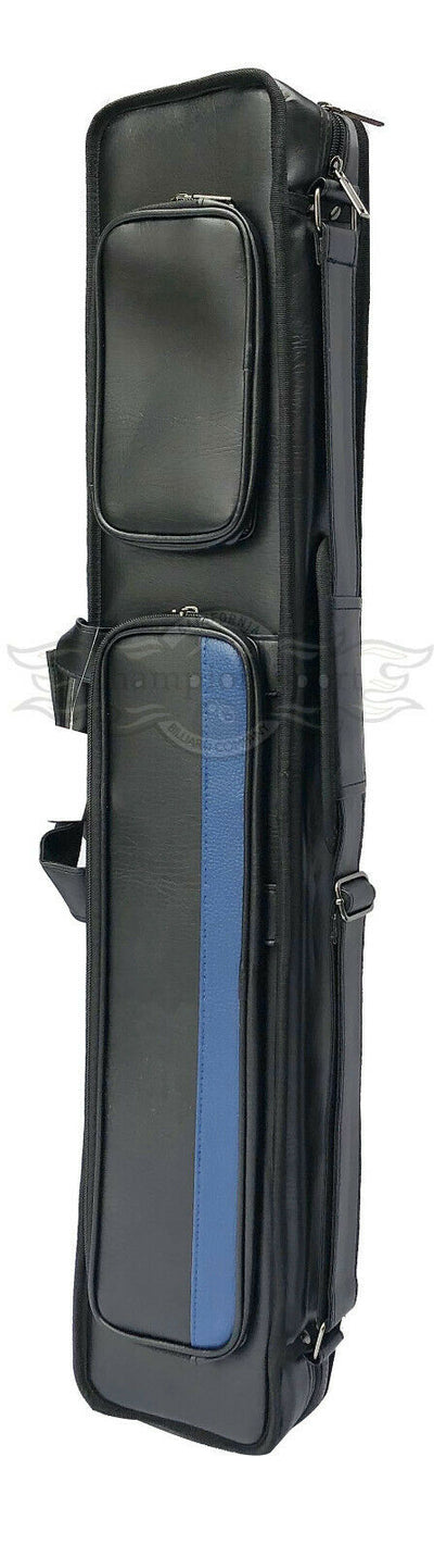 Champion Instroke Cases soft Cue bag Leather 3x6 Pool Cue Case (3 BUTT 6 SHAFT)