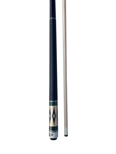 Champion Lost pieces Series Noroc Pool Cue Stick, White or Black Hard Case,Pro Taper Shaft, Uniloc Joint, Model: LPC504-U