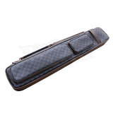 Instroke Cases Brown Cue bag Leatherette 4x8 Pool Cue Case Hold 4 Butts 8 Shafts