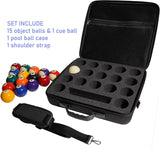 Champion Pool Balls Carrying Case, Nylon or Aluminum Travel Holder for One Set of Billiard Balls