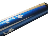 Champion Gator Blue TR5 Pool Cue Stick (5/16 x18), White or Black Hard Case, Cuetec Glove