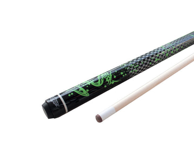 Champion Green Dragon Pool Cue Stick, 314 Taper, 5/6x 18 ,Tip size: 12mm,12.7mm, 13 mm