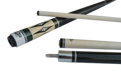 Champion Lost pieces Series Noroc Pool Cue Stick, White or Black Hard Case,Pro Taper Shaft, Uniloc Joint, Model: LPC504-U