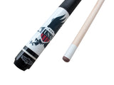 Champion GA2 Gator Pool Cue Stick, 314 Taper, 5/6x 18 Joint, white or Black Case