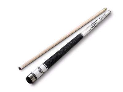 Champion White Spider Billiard Pool Cue , Nemesis Jump and break cue , 2X2 Black Case