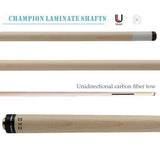 Champion S5 I-TECH Uniloc Low Deflection Pool Cue Pro Shaft ,11.75mm,12.5mm,13mm