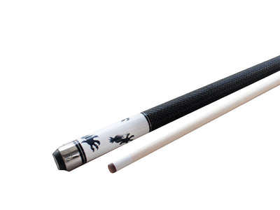 Champion White Dragon Pool Cue Stick with Uniloc Joint, Low Deflection Shaft
