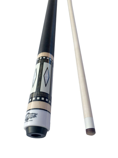 Champion Lost pieces Series Putere Pool Cue Stick, Black or White Hard Case, Pro Taper Shaft, 5/16X18 Joint , Model: LPC3-18