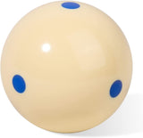 Champion 2-1/4" Billiard Practice Training Pool Cue Ball (6 dot, Blue and Red color)