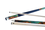 Champion constellation series pool cue-Model No: Model No: CN-4, 56 inches long, Tip size: 11.75mm, 12.5mm,12.75mm or 13mm, Uniloc Joint with joint protectors, White case or Black Case