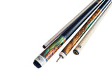 Champion constellation series pool cue-Model No: Model No: CN-4, 56 inches long, Tip size: 11.75mm, 12.5mm,12.75mm or 13mm, Uniloc Joint with joint protectors, White case or Black Case