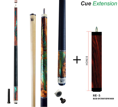 New 2022! Champion constellation series pool cue-Model No: Model No: CN-4, 56 inches long, Tip size: 11.75mm, 12.5mm,12.75mm or 13mm, Uniloc Joint with joint protectors, White case or Black Case