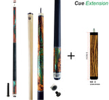 Champion constellation series pool cue-Model No: Model No: CN-4, 56 inches long, Tip size: 11.75mm, 12.5mm,12.75mm or 13mm, Uniloc Joint with joint protectors, White case or Black Case