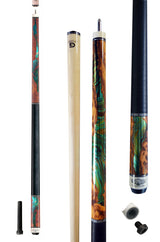 Champion constellation series pool cue-Model No: Model No: CN-4, 56 inches long, Tip size: 11.75mm, 12.5mm,12.75mm or 13mm, Uniloc Joint with joint protectors, White case or Black Case