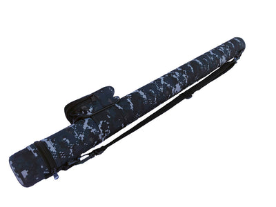 Champion 1x1 Hard Pool Cue Billiard Stick Camo Carrying Case 1B1S Nylon Case(Camo Blue)