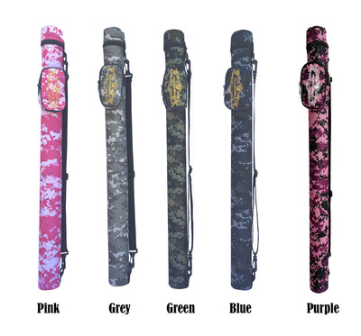 Champion 1x1 Hard Pool Cue Billiard Stick Camo Carrying Case 1B1S Nylon Case