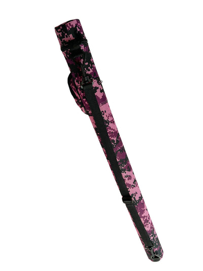 Champion 1x1 Hard Pool Cue Billiard Stick Camo Carrying Case 1B1S Nylon Case(Camo purple)