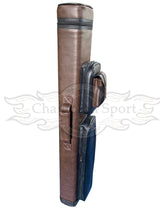 Champion leatherette Cue Cases 4x6 Holds 4 butts and 6 shafts pool cue,   Model: I-62605DB Dark Brown