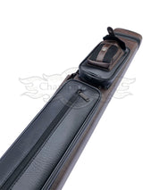 Champion leatherette Cue Cases 4x6 Holds 4 butts and 6 shafts pool cue,   Model: I-62605DB Dark Brown