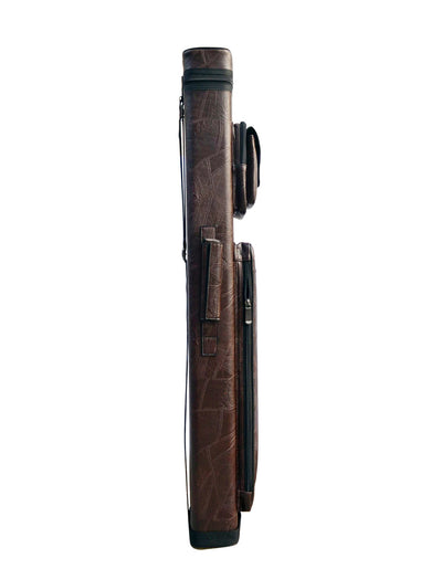 Champion leatherette Cue Cases 4x6 Holds 4 butts and 6 shafts pool cue,   Model: I-62605DB Dark Brown