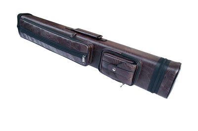 Champion leatherette Cue Cases 4x6 Holds 4 butts and 6 shafts pool cue,   Model: I-62605DB Dark Brown