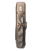 Champion Cases soft Cue bag Leatherette 4x8 Pool Cue Case (4 BUTT 8 SHAFT), Brown D-0437