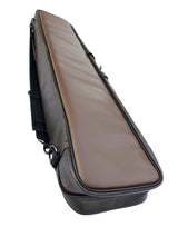 Champion Cases soft Cue bag Leatherette 4x8 Pool Cue Case (4 BUTT 8 SHAFT), Brown D-0437