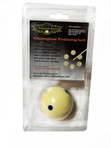 Champion 2-1/4" Billiard Practice Training Pool Cue Ball (6 Black dot), buy 2 get 1 free