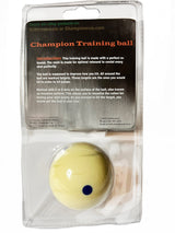 Champion 2-1/4" Billiard Practice Training Pool Cue Ball (6 Blue dot), buy 2 get 1 free