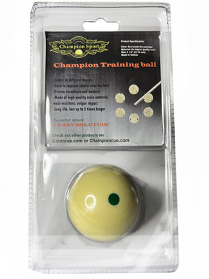 Champion 2-1/4" Billiard Practice Training Pool Cue Ball (6 Green dot)